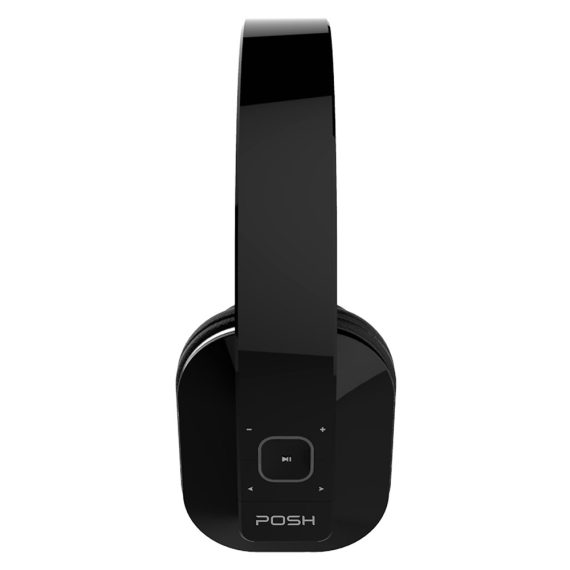 Headphone Punch Posher Alta Resolução, Tecnologia aptX, Bluetooth Wireless Sem Fio, Entrada P2 Cabo Preto
