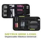 Organizador Metrix Posher Elástico Universal MINI LONG para Transportar Cosméticos, Dispos. Eletrônicos, Informática