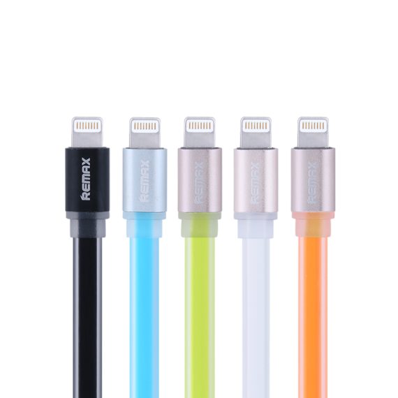 Cabo Flat`Posher Lightning para USB 1M Colorful Azul 28_12_0_U