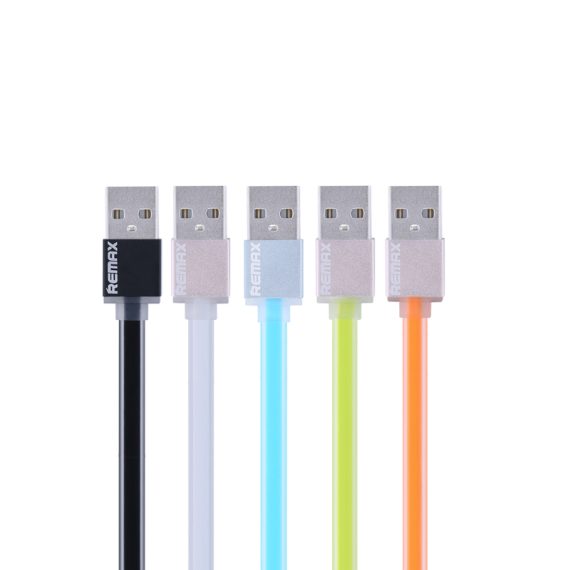 Cabo Flat Posher Micro USB para USB Celular 1M Colorful Preto 38_2_0_U