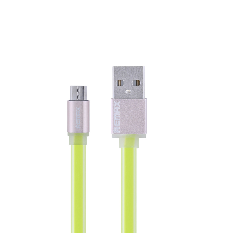 Cabo Flat Posher Micro USB para USB Celular 1M Colorful Verde 38_14_0_U