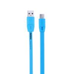 Cabo Flat Posher Micro USB para USB Celular 2M Fullspeed Azul 34_12_0_U